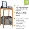 Wenko 62221800, Kaffeetisch, Rundform, 4 Bein(e), Bambus Bild 5