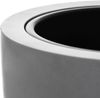 VIVANNO Bodenvase Pflanzkübel Blumenkübel Fiberglas "City", Beton-Design, Grau - 37x80 Bild 3