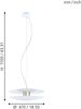 Eglo 97669 LED Pendelleuchte TRAPPETO weiß, champagner weiß Ø47cm H:110cm dimmbar Bild 3
