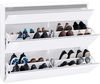 INOSIGN Schuhschrank Magic Schuhschrank, Schuhkommode, Schuhregal, softgriff 3 Klappen, Doppelschuhtrommeln Komplett Hochglanz lackiert Breite 120 Bild 5