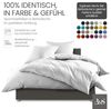 Bettwaesche-mit-Stil Mako-Satin Spannbettlaken weiß 80x200cm Bild 4