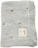 KAISER 6521023 KNOTS Babydecke Strick 100% Bio Baumwolle (kbA), atmungsaktive Babydecke, Ganzjährig, Neugeborene, Kinderwagendecke, Babyschalendecke, Fb. rose/Knots light grey Bild 3