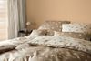 elegante Mako-Satin Bettwäsche Paws natur beige|155x200 cm + 40x80 cm Bild 2