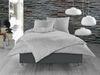 Bettwaesche-mit-Stil Mako Satin Damast Bettwäsche Waves grau Garnitur 240x220cm Bild 3