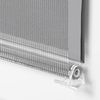 Doppelrollo Klemmfix ohne Bohren 40x210 cm Grau Duo Rollo Klemmrollo Sonnenschutzrollo Fensterrollo für Fenster & Türen Zebrarollo Seitenzugrollo Bild 5