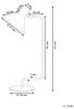 Schreibtischlampe RIMAVA verstellbar Metall Orange Bild 3