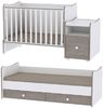 Lorelli 'Trend Plus NEW' Babybett Schaukelfunktion Kommode Schreibtisch hellblau Bild 5