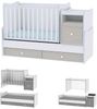 Lorelli 'Trend Plus NEW' Babybett Schaukelfunktion Kommode Schreibtisch hellblau Bild 2