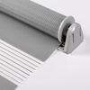 Doppelrollo Klemmfix ohne Bohren 35x150 cm Grau Duo Rollo Klemmrollo Sonnenschutzrollo Fensterrollo für Fenster & Türen Zebrarollo Seitenzugrollo Bild 3