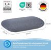 Reisekissen VOLAR | Orthopädisches Nackenkissen mit Memory-Foam gegen Nackenschmerzen | Kleines Kopfkissen für Reisen im Auto, Flugzeug, Zug, Hotel & Camping Bild 2