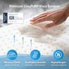 Reisekissen VOLAR | Orthopädisches Nackenkissen mit Memory-Foam gegen Nackenschmerzen | Kleines Kopfkissen für Reisen im Auto, Flugzeug, Zug, Hotel & Camping Bild 4