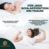 Waidmeister 3-Kammer-Kopfkissen Dreikammerkissen - Kissen mit hochwertiger Federn & Daunen, Füllung: 50% Daunen/ 50% Federn, Drei Kammern Bild 4
