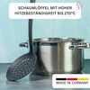 WESTMARK Schaumlöffel Hitzebeständig bis 270 °C, PPA, Länge: 32,2 cm, Gentle Plus, Schwarz Bild 2