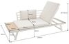 riess-ambiente Loungesofa MODULAR MIAMI 230cm champagner greige - Aluminium, WPC, wetterfest, Einzelartikel 1 Teile, Outdoor-Liege · Balkon/Terrasse/Garten · verstellbares Kopfteil Bild 3