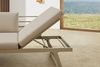 riess-ambiente Loungesofa MODULAR MIAMI 230cm champagner greige - Aluminium, WPC, wetterfest, Einzelartikel 1 Teile, Outdoor-Liege · Balkon/Terrasse/Garten · verstellbares Kopfteil Bild 5