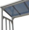 Quick Star Kaminholzregal Alu Kaminholzregal 143x70x185 cm mit Wetterschutz, BxTxH:143x70x185 cm, Wetterschutz inklusive Bild 5