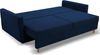 Fabryka Mebli Idźczak Schlafsofa Sofa Pastella Couch Ausklappbares Schlaffunktion Bettkasten - Kissen Bettzeugbehälter Hilfsautomat Wohnzimmer, Gästezimmer Modern Design (Kronos 09 Blau), pastelle Bild 5