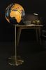 Standglobus "SOJUS LIGHT" gold/dunkelblau antikgolden gebürstet Bild 2