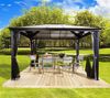 Sojag 'Verona' Pavillon inkl. Moskitonetz, Aluminium anthrazit, 423 x 298 x 261 cm Bild 5
