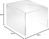 EH Design Acrylglas Beistelltisch I Couchtisch PLEXIGLAS® Mini Nachttisch Mini Tisch (40cm (Breite) x 30cm (Tiefe) x 34cm (Höhe), Material stärke 8mm, transparent) Bild 2