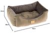 Ferplast Hunde- und Katzenbett Chester 80 Braun 436627 Bild 3
