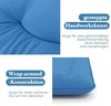 FANTASK Japanische Bodenmatratze, 140x200 cm, Futon -Matratze Tatami -Matte, Klappmatratze mit waschbarem Bezug und Tragetasche (Blau) Bild 2