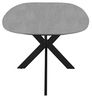 byLIVING Esstisch Oval, in Bootsform, Tischplatte in Naturstein-Optik grau, Breite 200 cm Bild 5