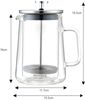 Klausberg Klausberg Kaffee-/Teebereiter 0,60l French Press KB7683 Bild 5