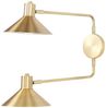 Wandlampe KADASSA verstellbar Metall Gold Bild 4