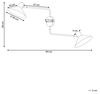 Wandlampe KADASSA verstellbar Metall Gold Bild 3