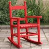 vidaXL Schaukelstuhl für Kinder Rot Massivholz Pappel 4008882 Bild 2