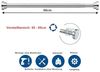 BAYLI Duschvorhangstange 50 cm Duschvorhangstange ohne Bohren verstellbar von 55 cm bis 85 cm Bild 3