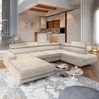 Masseno Ecksofa SIENA mit Schlaffunktion U-Form, Sofa mit Bettkasten Bild 2