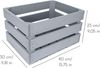 Creative Deco Holzkiste 3x Weinkisten Set Obstkiste Holz (3 Kisten) Bild 3