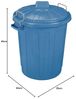CURVER Oscar-Tonne 23l 40x35x45cm blau Bild 2