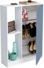 MUEBLES PITARCH Neo, Spanplatten und Melamin mit hoher Dichte, Weiß und Talkblau, 110 x 80 x 25 cm Bild 3