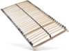 Lattenrost 100x200, Ergonomischer 7 Zonen Lattenrost mit stabilem Buchenholzrahmen, 28 Latten, Hergestellt in Deutschland, Selbstmontage, Traglast ca. 150Kg, Flexible Federholzleisten