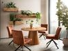 Esstisch Osbon rund 120 cm Akazienholz massiv runder Holztisch Küchentisch Esszimmertisch Landhausstil Esszimmermöbel stabil elegant Bild 2