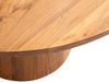 Esstisch Osbon rund 120 cm Akazienholz massiv runder Holztisch Küchentisch Esszimmertisch Landhausstil Esszimmermöbel stabil elegant Bild 3