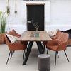 Selsey Esszimmerstuhl, Hellbraunes Kunstleder, 57 x 87 x 65, 5903025358727 Bild 2