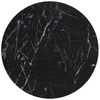 DRW Set mit 3 Beistelltischen aus Holz und Metall in Gold und schwarzem Marmor-Effekt, 48x58 cm, 38x53 und 28x48 cm Bild 4