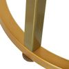 DRW Set mit 3 Beistelltischen aus Holz und Metall in Gold und schwarzem Marmor-Effekt, 48x58 cm, 38x53 und 28x48 cm Bild 2