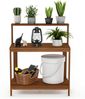 Furinno Tioman Outdoor Bank/Regal für Töpfe, Holz, 49. 53x91. 29x108. 51 cm Bild 4