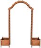 Nexos Holzeingang Torbogen Rosenbogen Rankhilfe Spalier Pergola Topfstellplätze Holz Bild 2