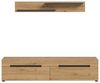 TV-Board >Canu< in Basalt Grau / Artisan - 170x38x33cm (BxHxT) Bild 4