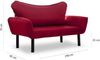 Dmora Schlafsofa 2-Sitzer Aquilonis 140x65 cm Rot, mit Stauraum Bild 2