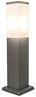 Qazqa Außen-Stehlampe Malios, ohne Leuchtmittel, E27, Weiß, Modern, Kunststoff, 1-flammig Bild 3