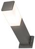 Qazqa Außen-Stehlampe Malios, ohne Leuchtmittel, E27, Weiß, Modern, Kunststoff, 1-flammig Bild 5