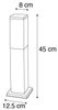 Qazqa Außen-Stehlampe Malios, ohne Leuchtmittel, E27, Weiß, Modern, Kunststoff, 1-flammig Bild 4