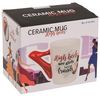 Tasse High heels are girls best friends Kaffeebecher mit Schuh als Henkel 375 ml Bild 5